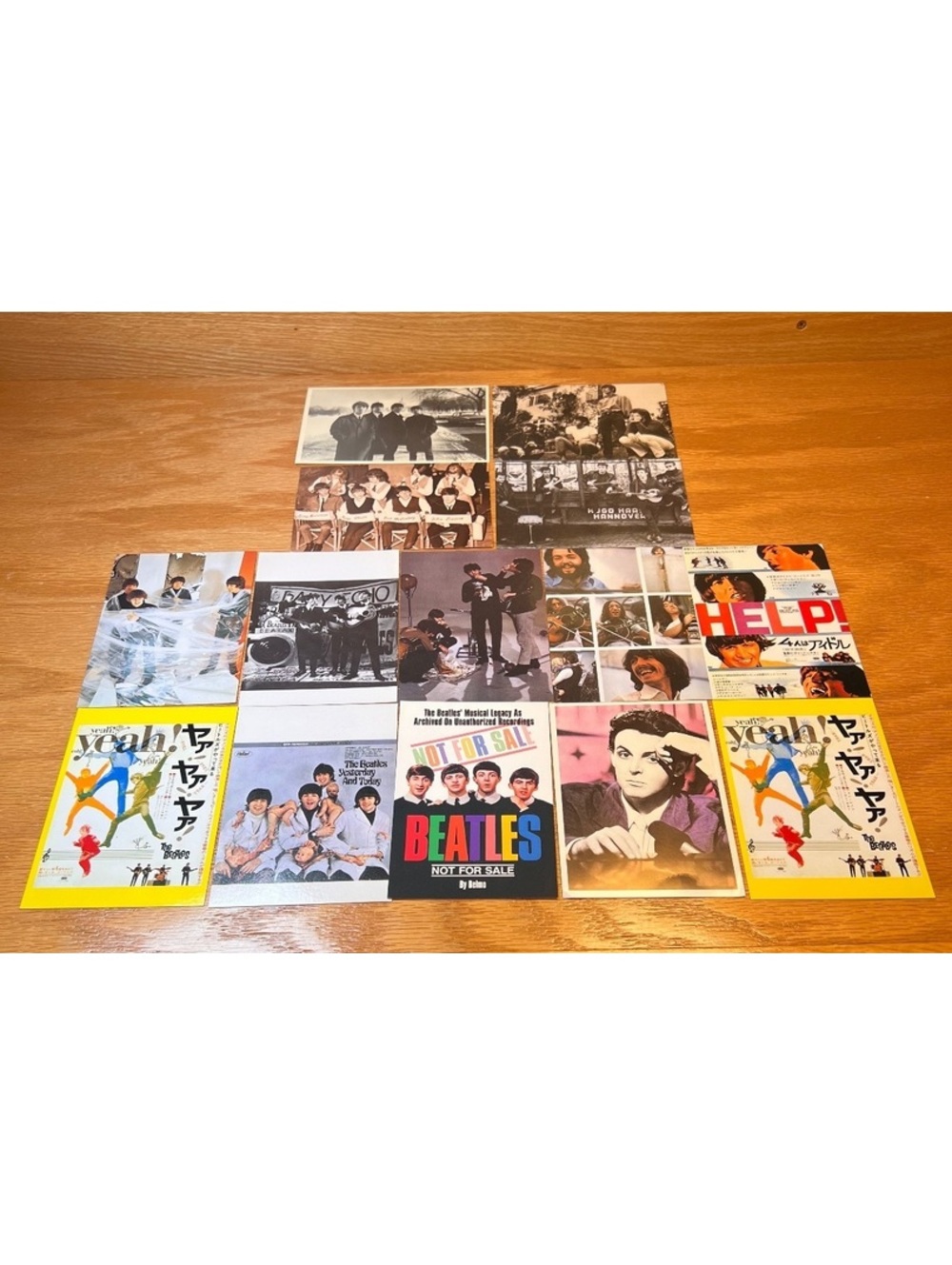 Vintage The Beatles Collectible Postcards and Memorabilia Set